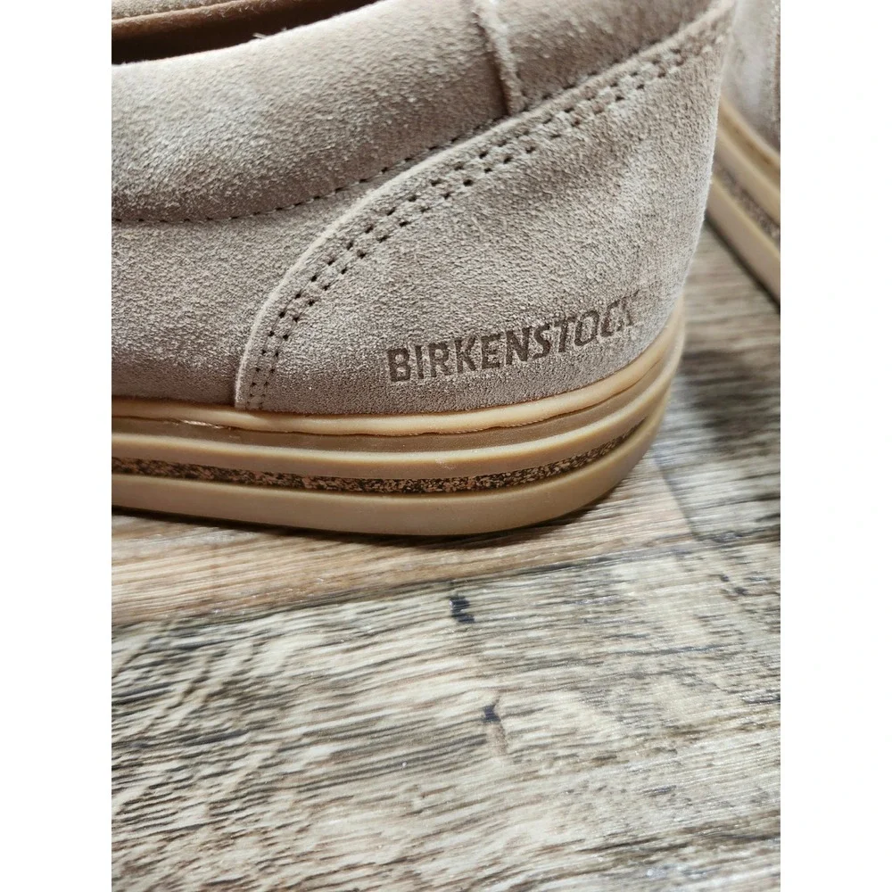 Birkenstock Oswego Suede Slip On Sneakers Sand Beige Mens 44 Loafers Mens US 11